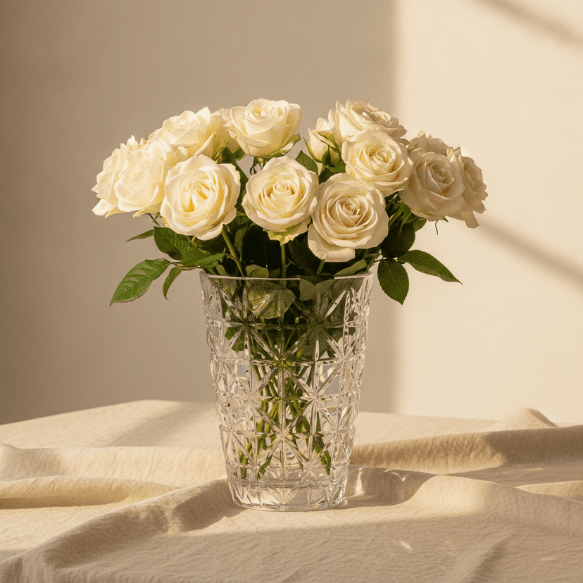 Premium crystal vase
